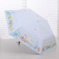 三麗鷗 晴雨兩用摺疊傘-花卉